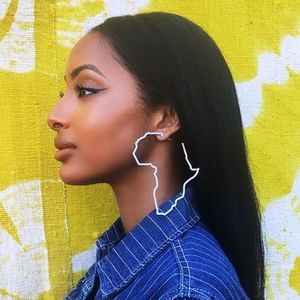 AFRICA HOOP EARRINGS Gold